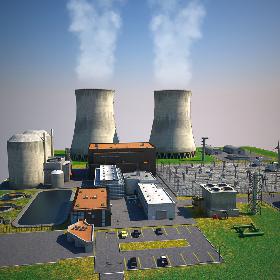 3D模型-Nuclear Power Plant Station